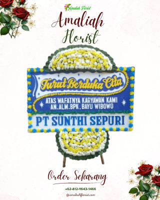 Papan Bunga Duka di Sigi